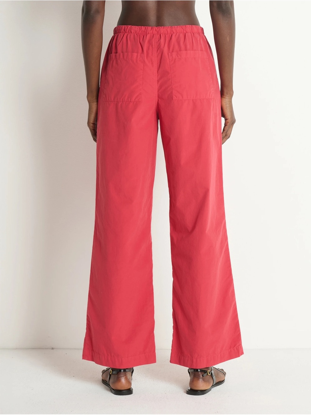 Nation LTD Red Lucia Poplin Pant Pima Cotton MSRP $198 currently on site - Picture 4 of 5